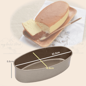 Oval shaped Cheesecake Pan size