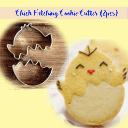 4pcs/set Easter Cookie Cutters Cartoon Animal Rabbit Chicken Shape Fondant  Biscuit Mold Baking Moulds Plunger Cutter Home Decor
