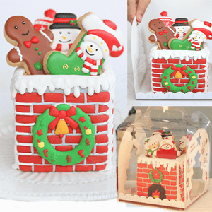 Christmas Chimney cookie cutters