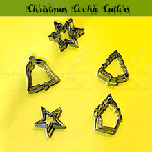 Assorted christmas cookie cutter 3 pc set