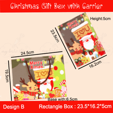 christmas gift box with different sizes
