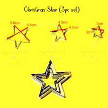 christmas-star-cookie-cutter 3pc set