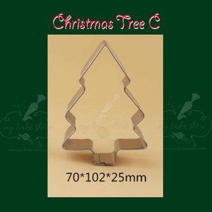 Christmas Tree Design C Cookie Cutters