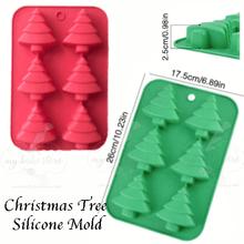 christmas tree soap jelly mold