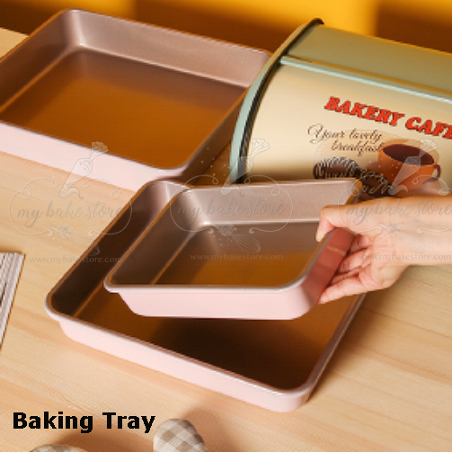 Round Baking Pan Rectangle Cookie Baking Tray Cake Pan