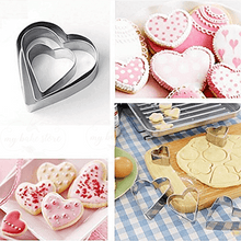 stainless steel cookie cutter heart shaped