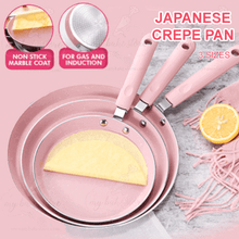 japanese crepe pan in pink