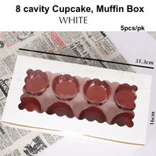Cupcake, Muffin Box 8 cavity