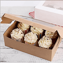 6 Cupcake, Muffin Box 