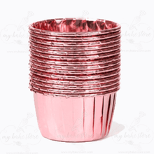 Shiny pinky cupcake liners or muffin liners