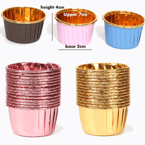 shiny glossy cupcake Liners are classy, it is ideal for kid's party  or any celebration. 