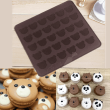 cute bear macaron silicone mat