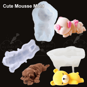 cute silicone mousse mold