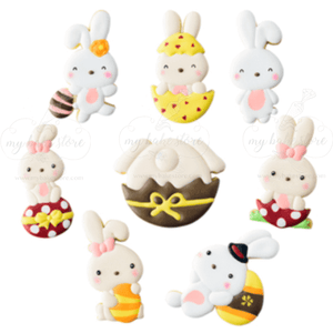 cute bunny cookie cutter set -8pcs