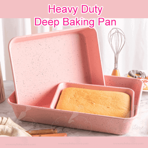Rectangle Baking Pan Cookie Baking Tray Pink