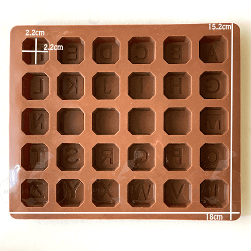 Chocolate Mold Candy Molds Silicone Shapes of Letter Algeria