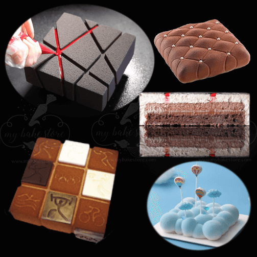 1pc Square Shaped Silicone Mold For Chocolate, Mousse, Cake Baking  Desserts, Cheesecake, Brownie, Soap, Etc. (15 Cavities)