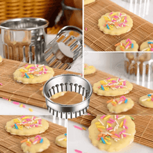 fluted shaped cookie / pastry cutter