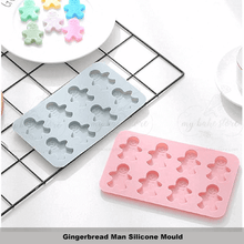 Gingerbread Man ice cube Silicone Mold