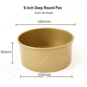 6 inch deep round cake pan