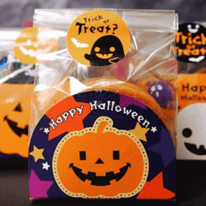 Halloween Goodie Cookie Bag - pumpkin