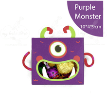 Halloween Goodie Box purple monster