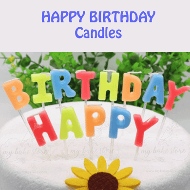 Happy Birthday Colourful Candles