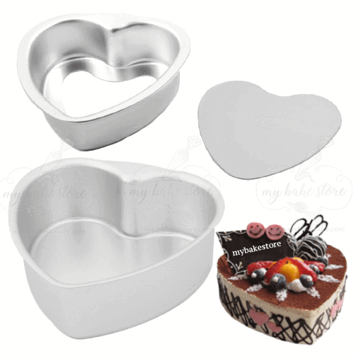 Bakerpan Silicone Heart Mold for Baking, Heart Muffin Baking Tray