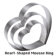 heart-shaped mousse ring 