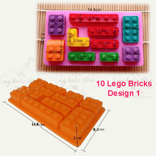 lego bricks silicone mold