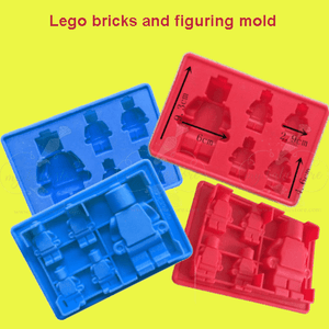 lego robots silicone mold