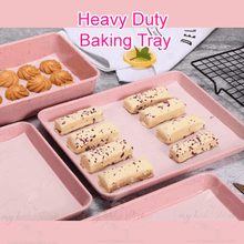 Cookie baking tray pink