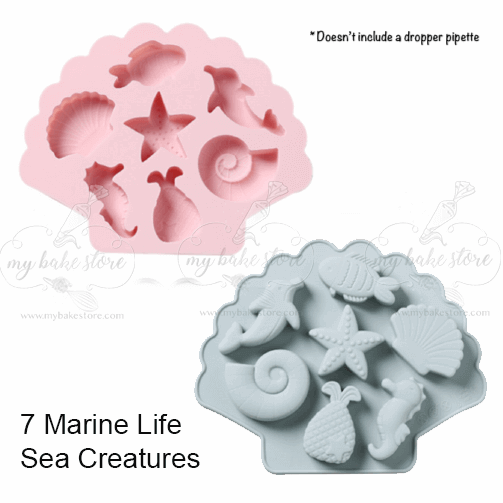 Gummy Candy Silicone Molds, Ocean Animal Jello Mold 2 Set With Dropper Non  Stick Food Grade Silicone Animals Chocolate Molds-party& Diy Crafts For Har