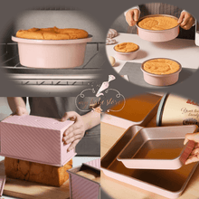 pink baking pan round cake pan