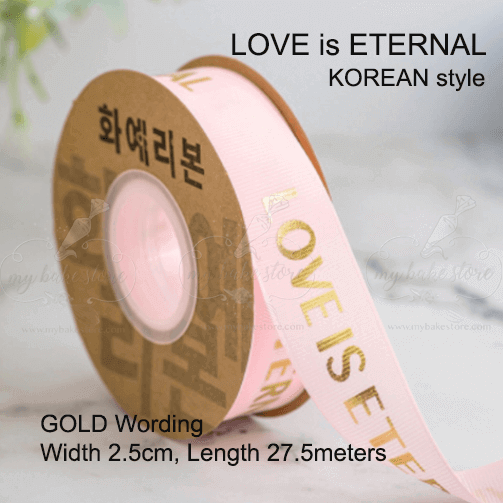 korean style-pink ribbon