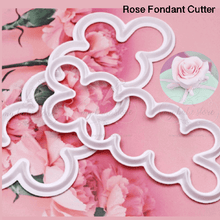 Flower Rose Fondant Cutters 2pcs