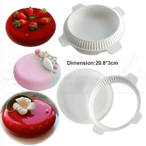 round silicone mold for entremet cake