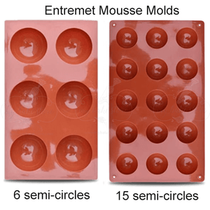 semi-circle silicone molds