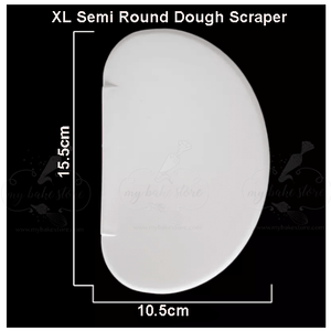 semi round dough scraper plastic