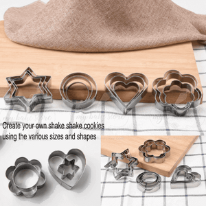 stainless steel cookie cutter set