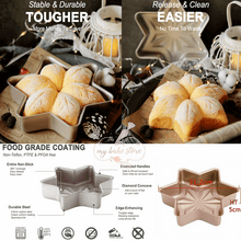 star shape non stick cake pan baking pan